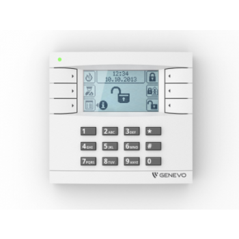 Manipulator przewodowy GENEVO PRiMA LCD WH-WH